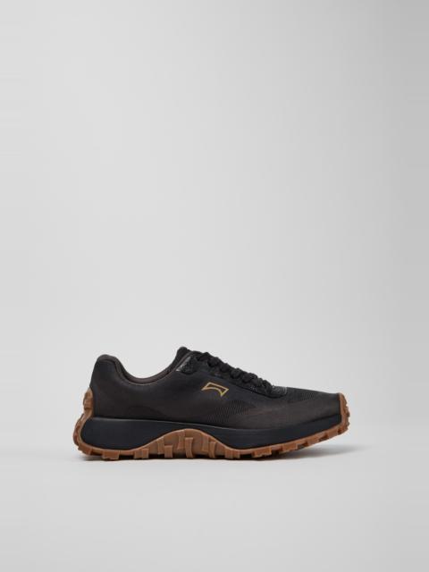 CAMPER Drift Trail Black and Gray Recycled PET Engineered Materials Sneakers for Women.