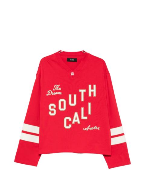 AMIRI Amiri Graphic-print V-neck Sweater