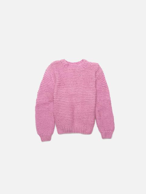 The Elder Statesman HAND KNIT OVERSIZED PULLOVER