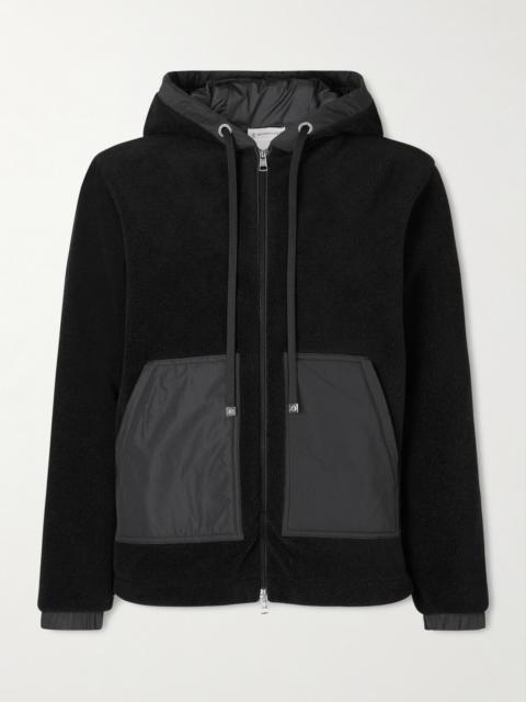Moncler Teddy Fleece Zip-Up Hoodie