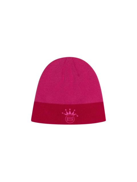 Stussy S Crown Jacquard Skullcap 'Pink'