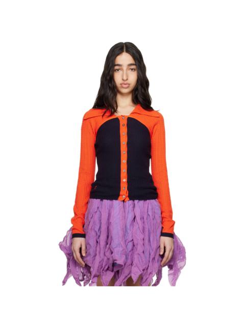 Kiko Kostadinov Rover panelled 카디건