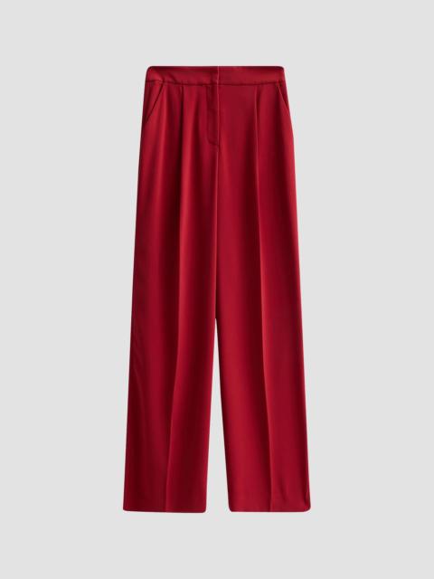 VERONICA BEARD Women's Robinne Pleated Pants - Cardinal Red