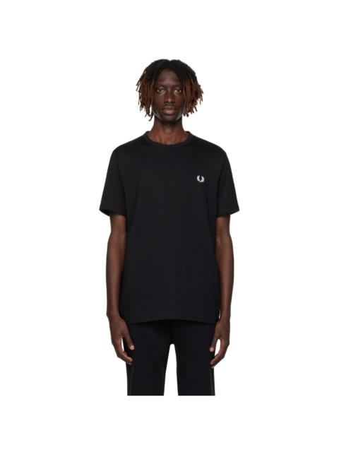 Fred Perry Black Ringer T-Shirt
