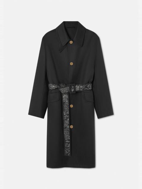 VERSACE Studded Trench Coat