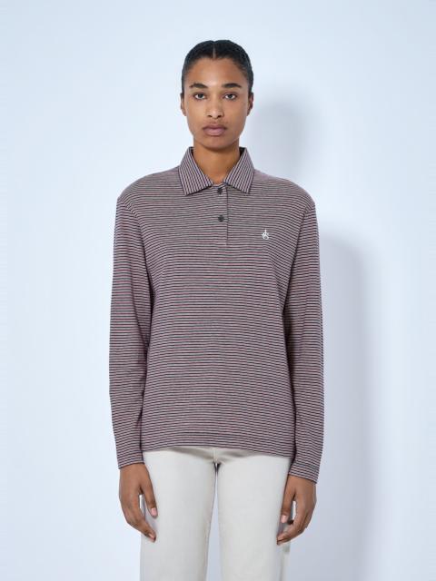 Jil Sander Long Sleeve Polo Shirt