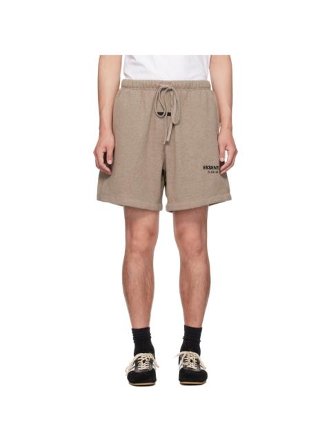 ESSENTIALS Beige Classic Sweat Shorts