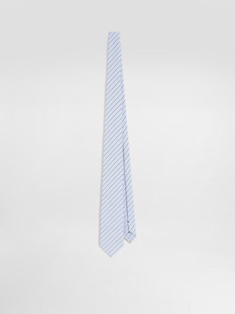 Dolce & Gabbana Striped poplin tie