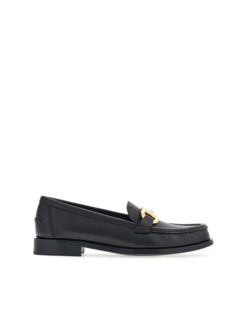 FERRAGAMO leather loafers