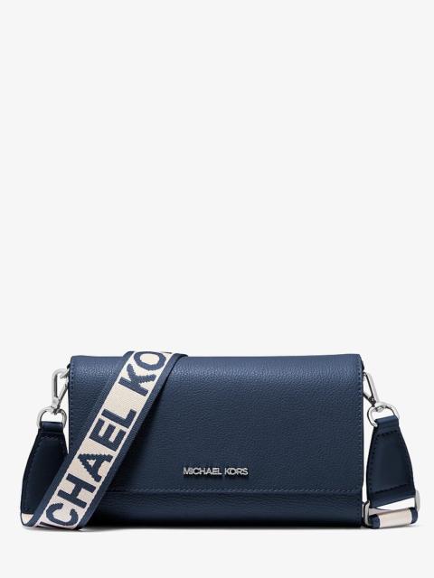 MICHAEL KORS Jet Set Large Leather Crossbody Bag