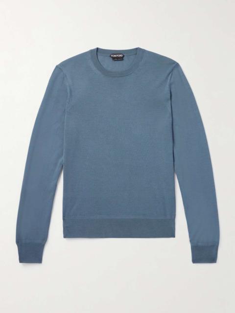 Cashmere and Silk-Blend Sweater