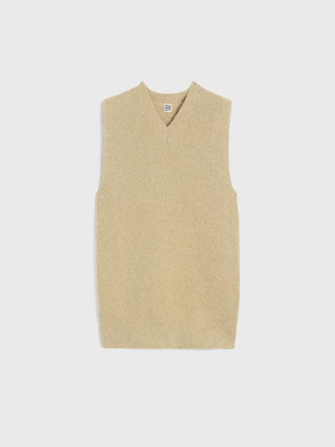 Totême Sleeveless terry knit sand