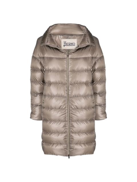 Herno down-feather mid-length coat