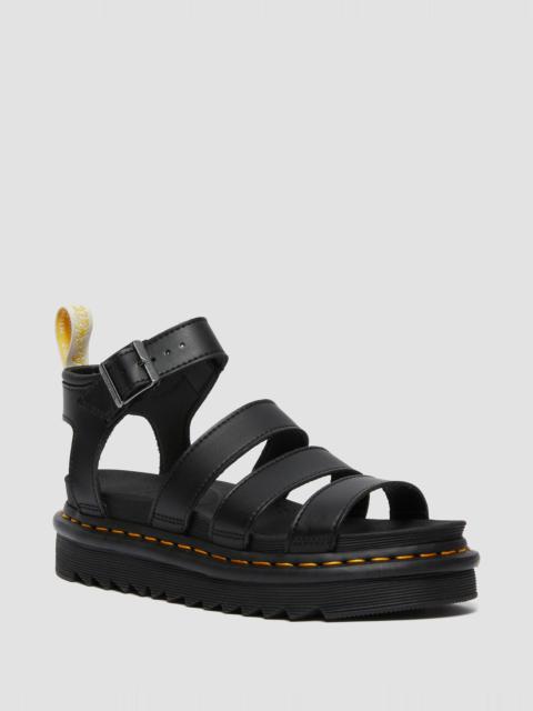 Dr Martens★KOLE ATHENA LEATHER STRAP SANDALS★BLACK Kole Athena leather strap sandals in Black | Dr. Martens