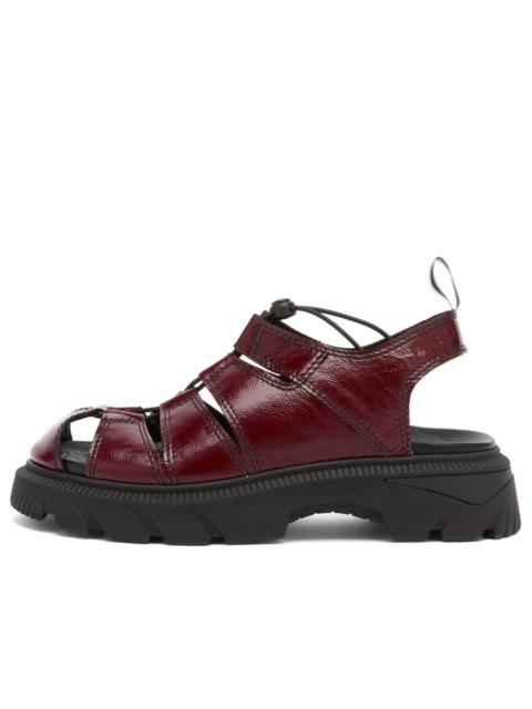 MIISTA Miista Eunice Burgundy Sandal