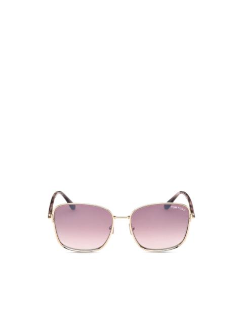 TOM FORD square full rim sunglasses