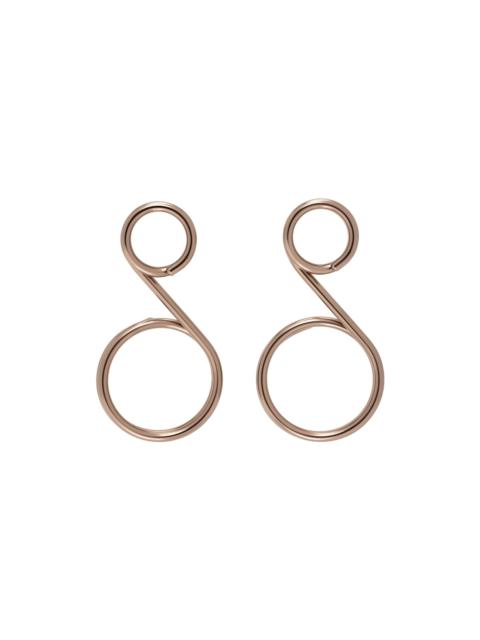 132 5. ISSEY MIYAKE Bronze Bubble Wands Earrings