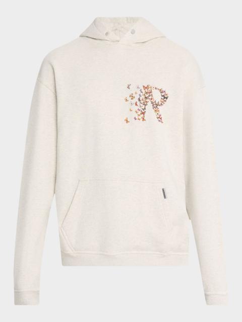 REPRESENT Men & apos;s Butterfly Initial Cotton Hoodie