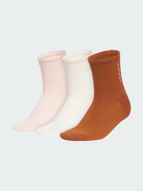 adidas Women's Luxe 3-Pack High Quarter