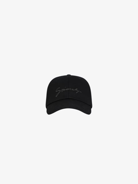 GIVENCHY EMBROIDERED CAP IN TWILL