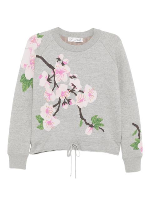Oscar de la Renta graphic print sweatshirt
