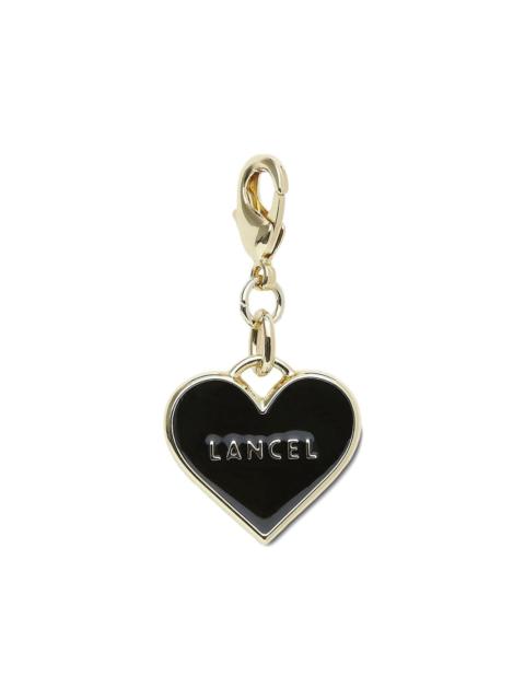 LANCEL heart-charm keyring