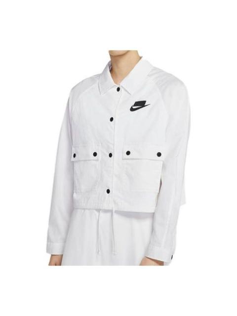 (WMNS) Nike Sportswear Jacket White CV9032-100