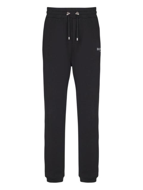 Balmain logo-print drawstring track pants