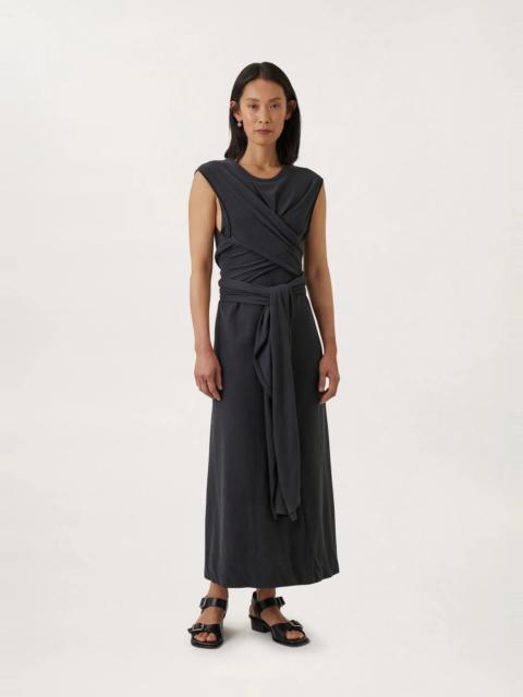 KNOTTED SLEEVELESS DRESS
COTTON CREPE