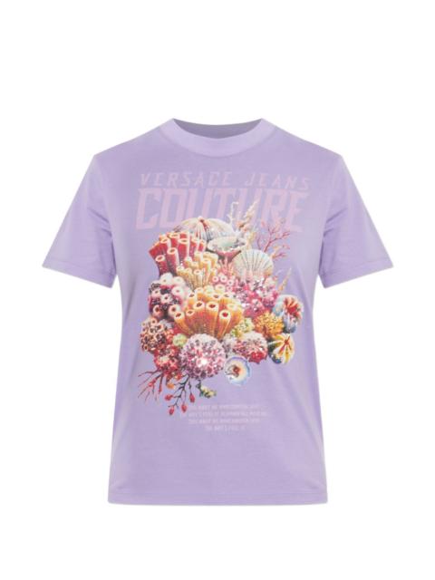 VERSACE JEANS COUTURE printed graphic T-shirt
