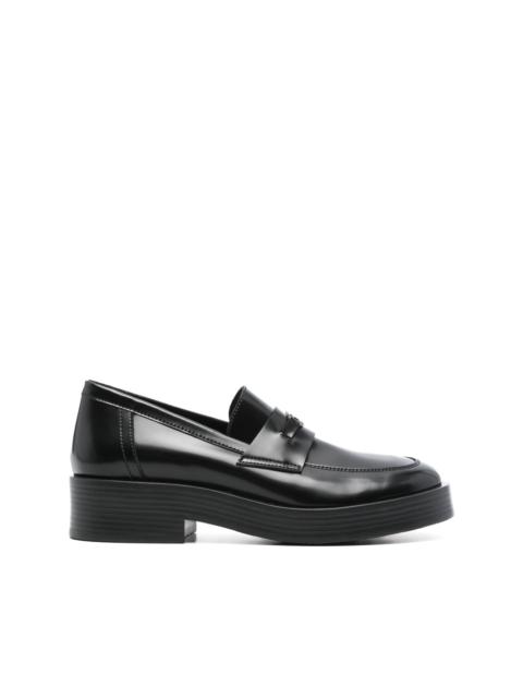 CASADEI logo-plaque loafers