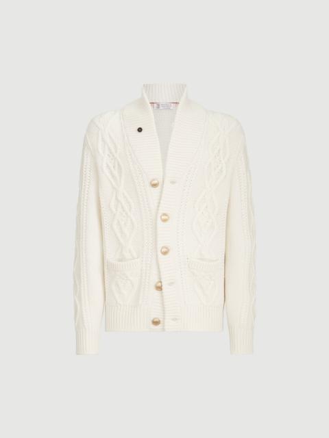 Brunello Cucinelli 케이블 니트 카디건