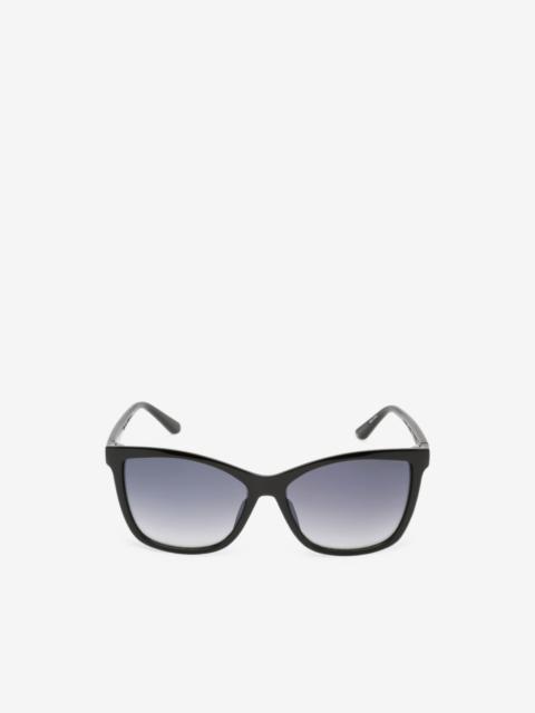 GUESS USA tortoiseshell-effect rectangle-frame sunglasses