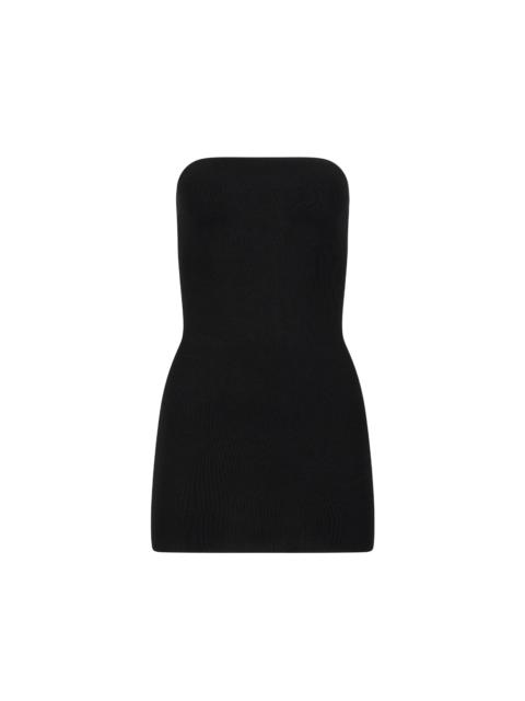 entire studios BANDEAU MINI DRESS BLACK