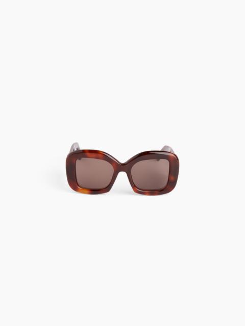 NINA RICCI Full Moon oversize shiny havana Sunglasses