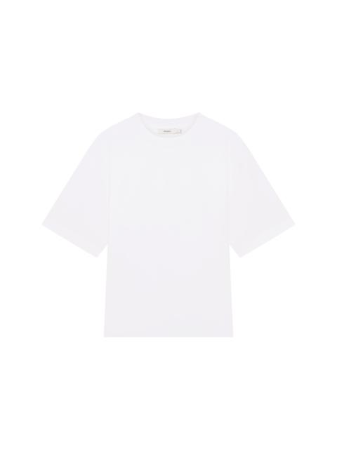 PANGAIA Womens Interlock Oversized T-Shirt - Off-White