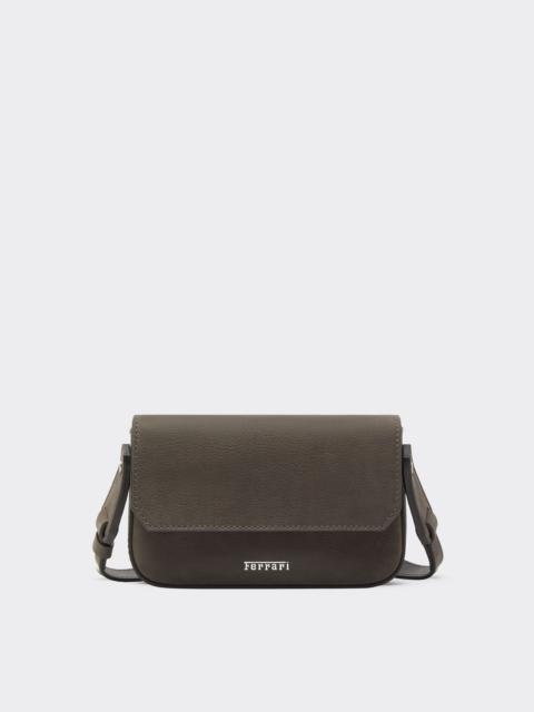 Ferrari Leather Wallet with Shoulder Strap