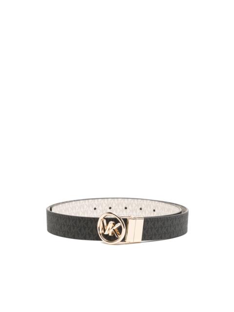 MICHAEL KORS all-over logo print belt