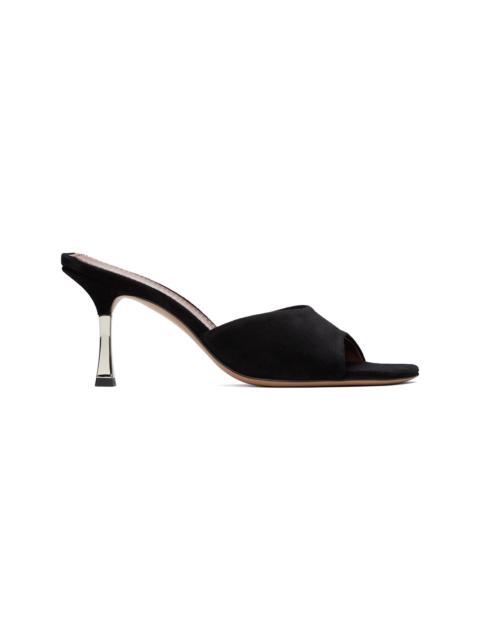 PARIS TEXAS Black Lorena 75 Mules