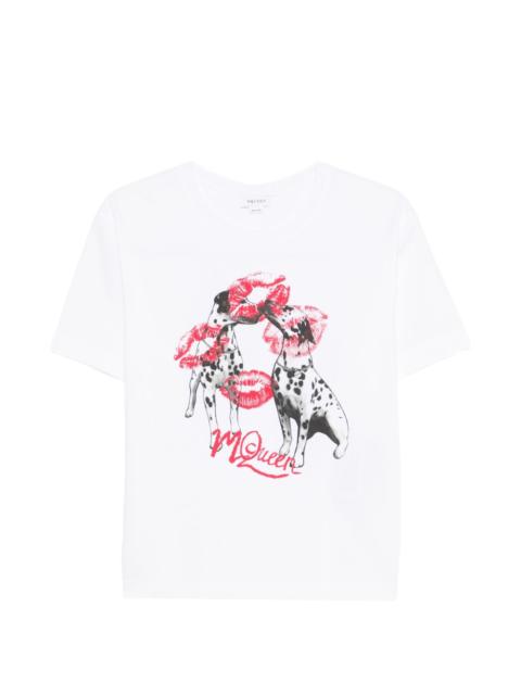 Alexander McQueen dalmatian-print T-shirt