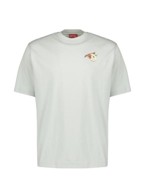 Diesel floral-print crew-neck T-shirt