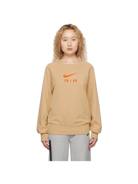 Beige ''Air' Sweatshirt