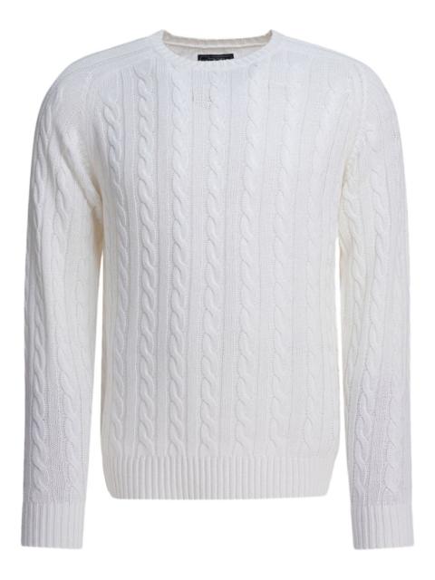 BEAMS PLUS cable-knit crew-neck sweater