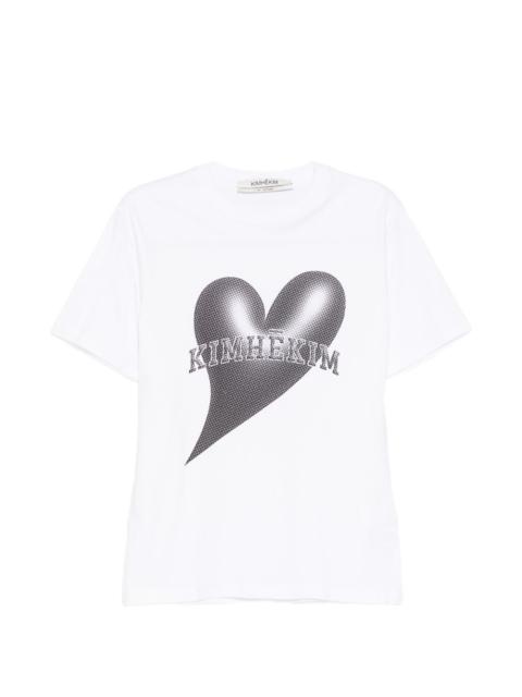 KIMHĒKIM heart-print T-shirt
