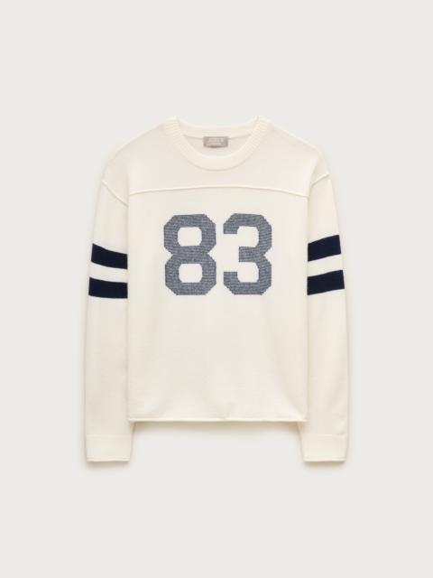 J.CREW Cashmere rugby crewneck sweater