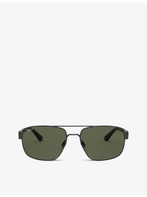 Ray-Ban RB3663 metal aviator-frame sunglasses
