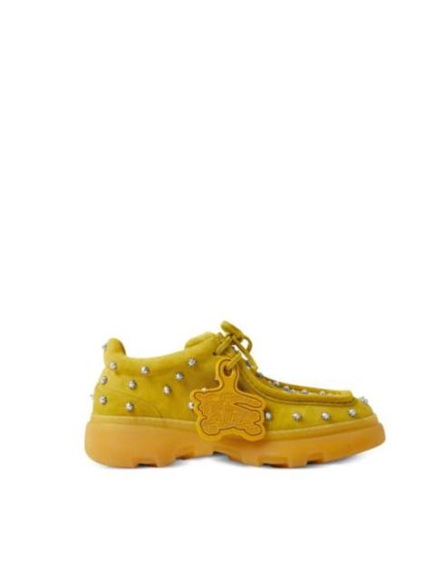 Burberry Burberry Creeper Studded Suede Boots