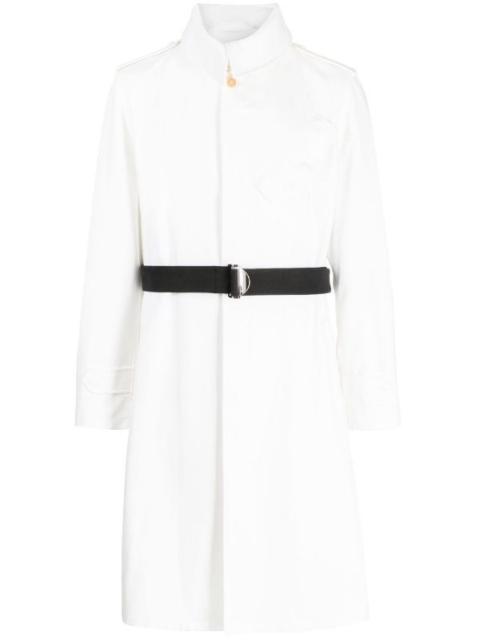 Alexander McQueen ALEXANDER MCQUEEN Illustration Trench Coat White/Black