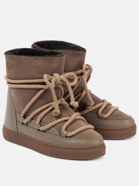INUIKII Classic Wedge leather snow boots