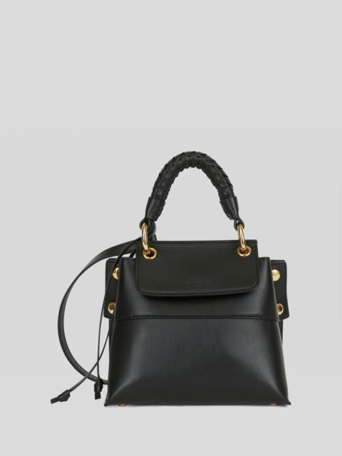 Etro MINI BLACK LEATHER HANDBAG